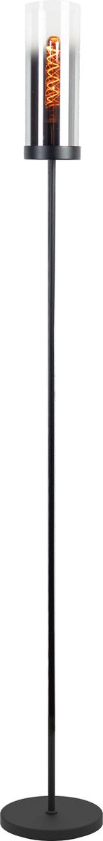 Lampadaire Eglo Toothill - e27 - 153,5 cm - effet ombre noir