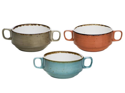 Bol à soupe cosy trendy brisbane ø10xh5,3cm avec poignées