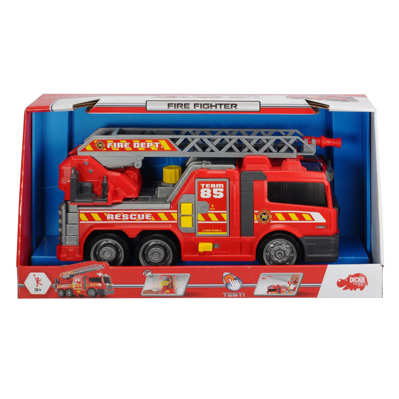 Camion de pompiers Dickie avec pompe à eau