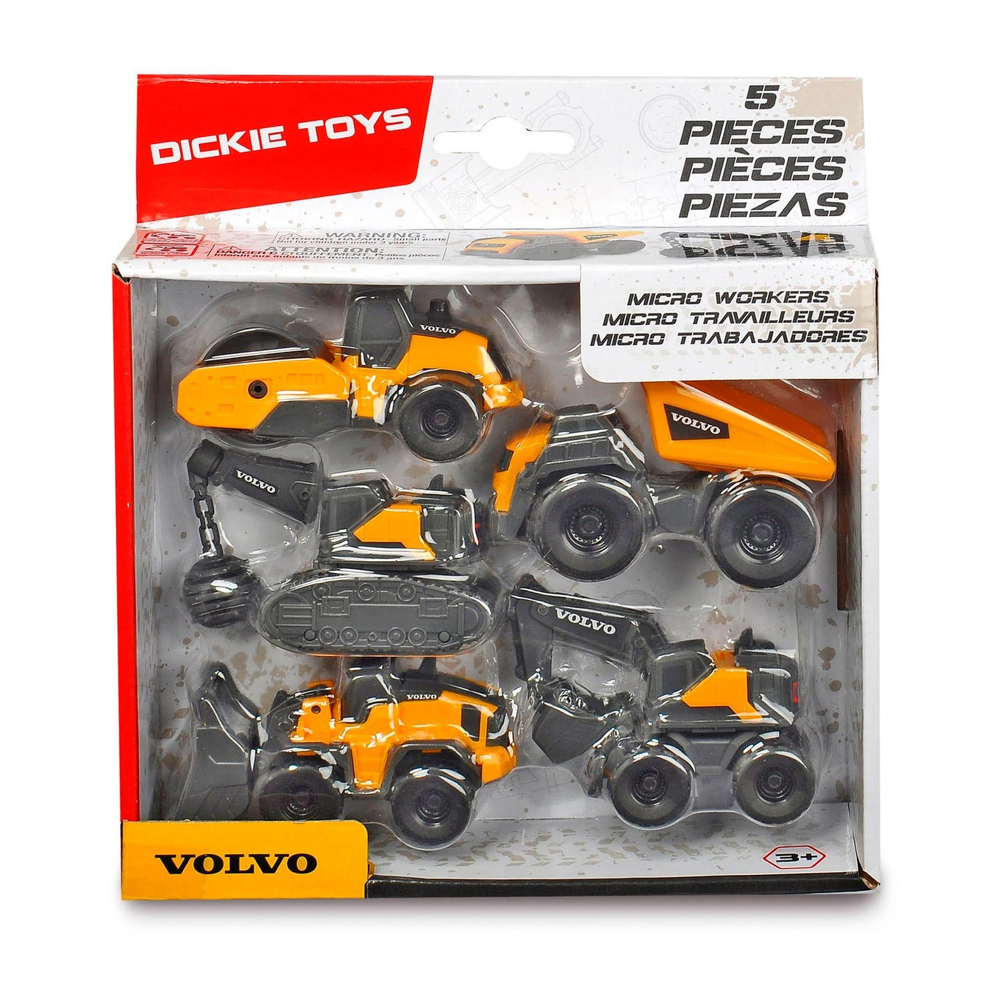 Dickie Volvo Micro Working Vehicles, 5e.