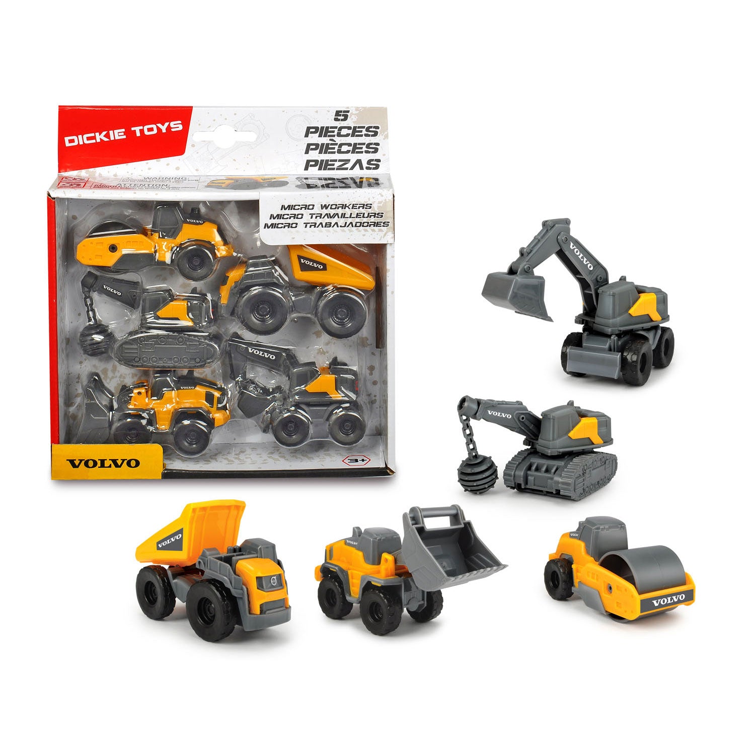 Dickie Volvo Micro Working Vehicles, 5e.