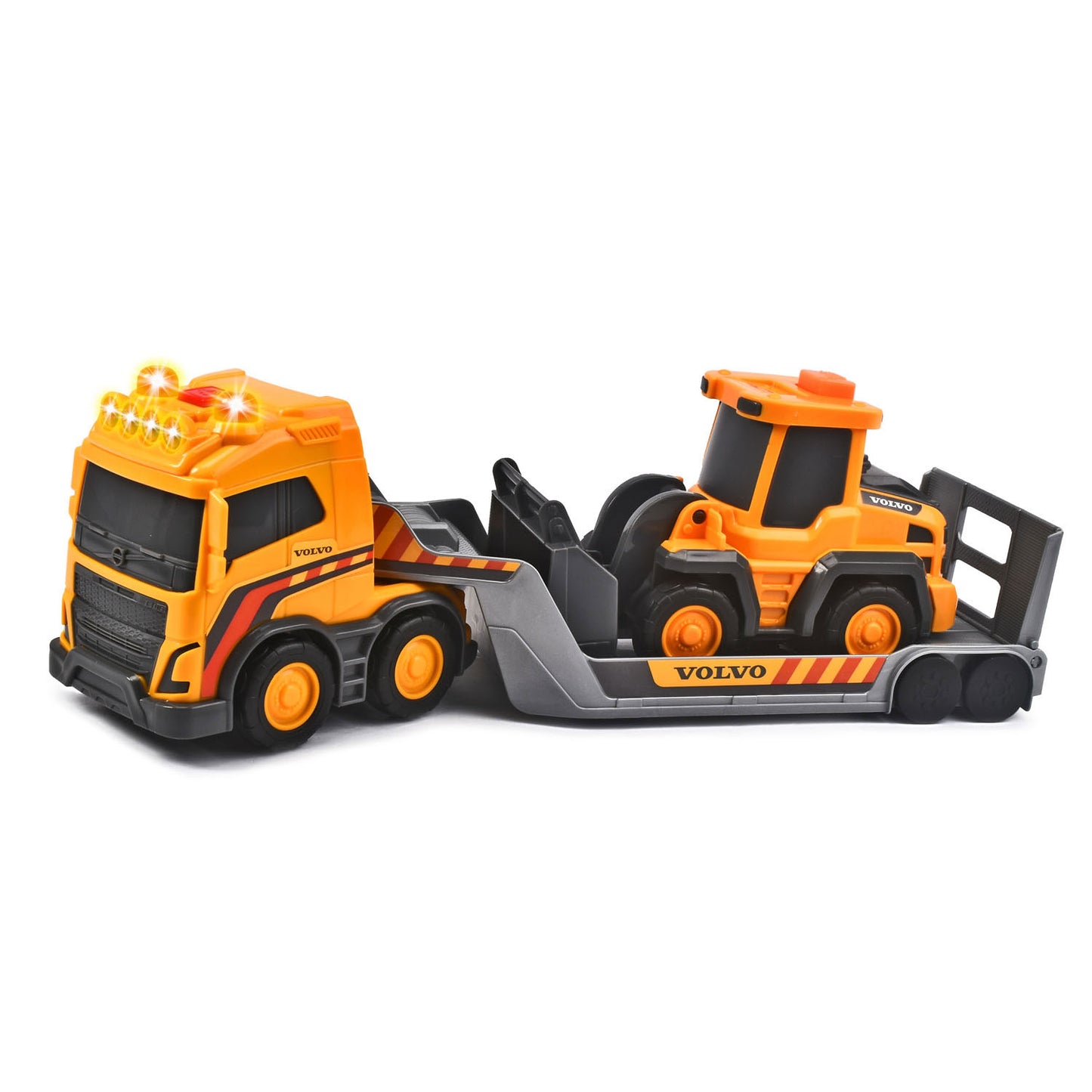 Équipe Volvo Truck avec excavatrice