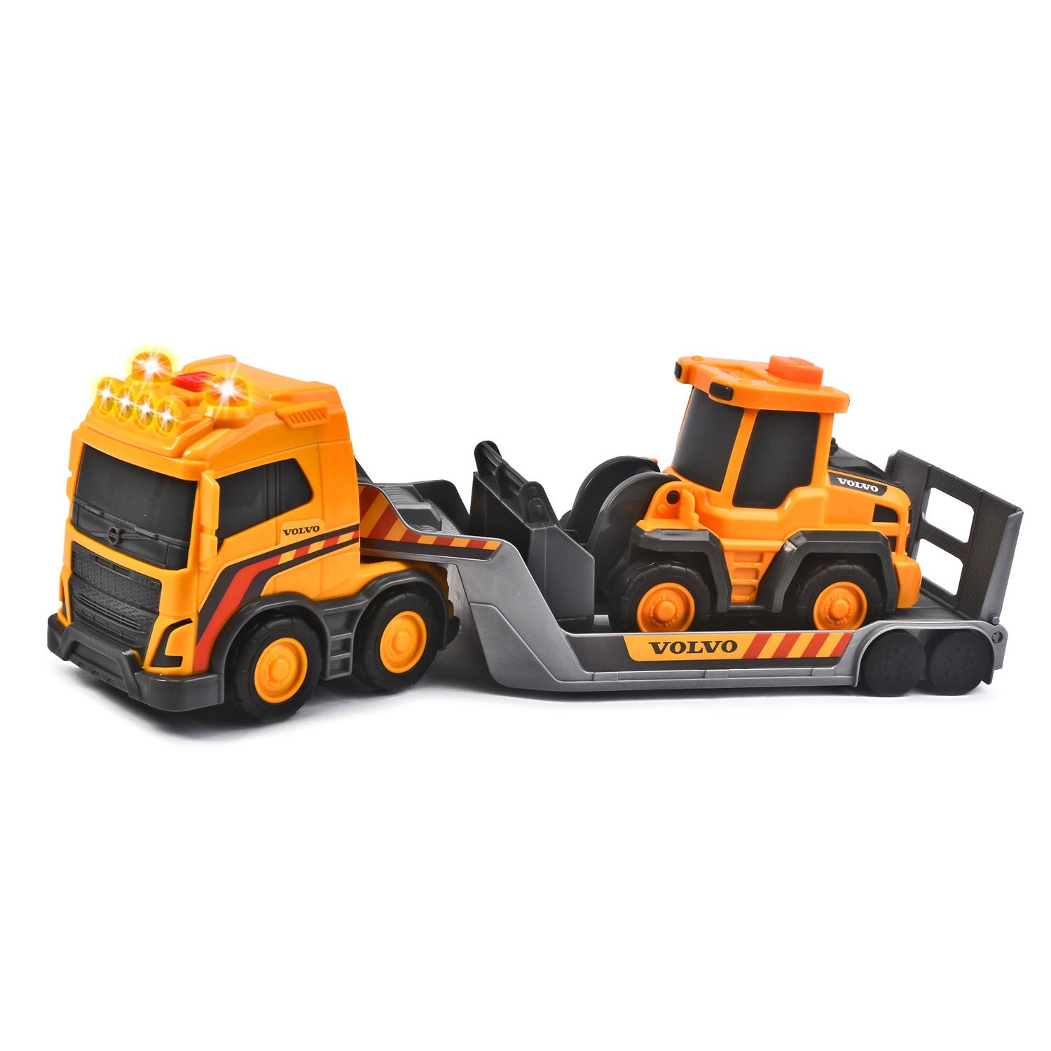 Équipe Volvo Truck avec excavatrice