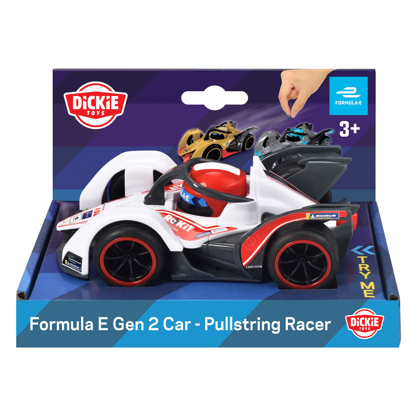 Dickie Formula E Tire Back Wire Car