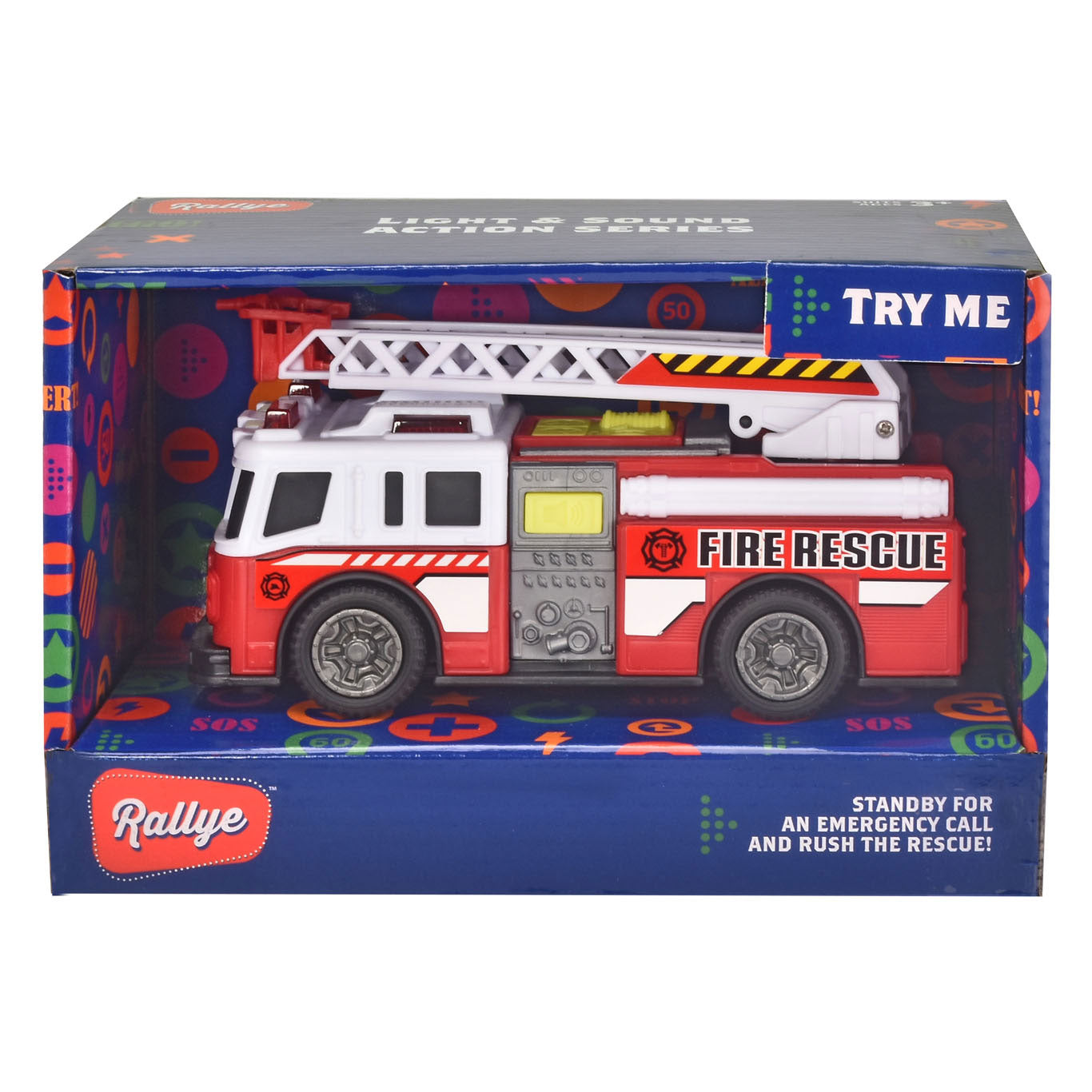 Camion de pompiers Dickie avec lumière et son