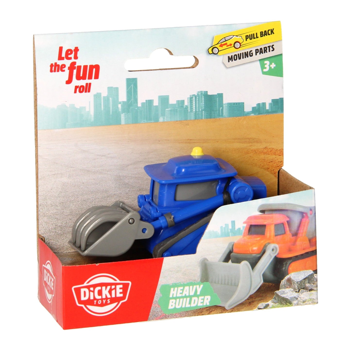 Dickie heavy tube work vehicle blue
