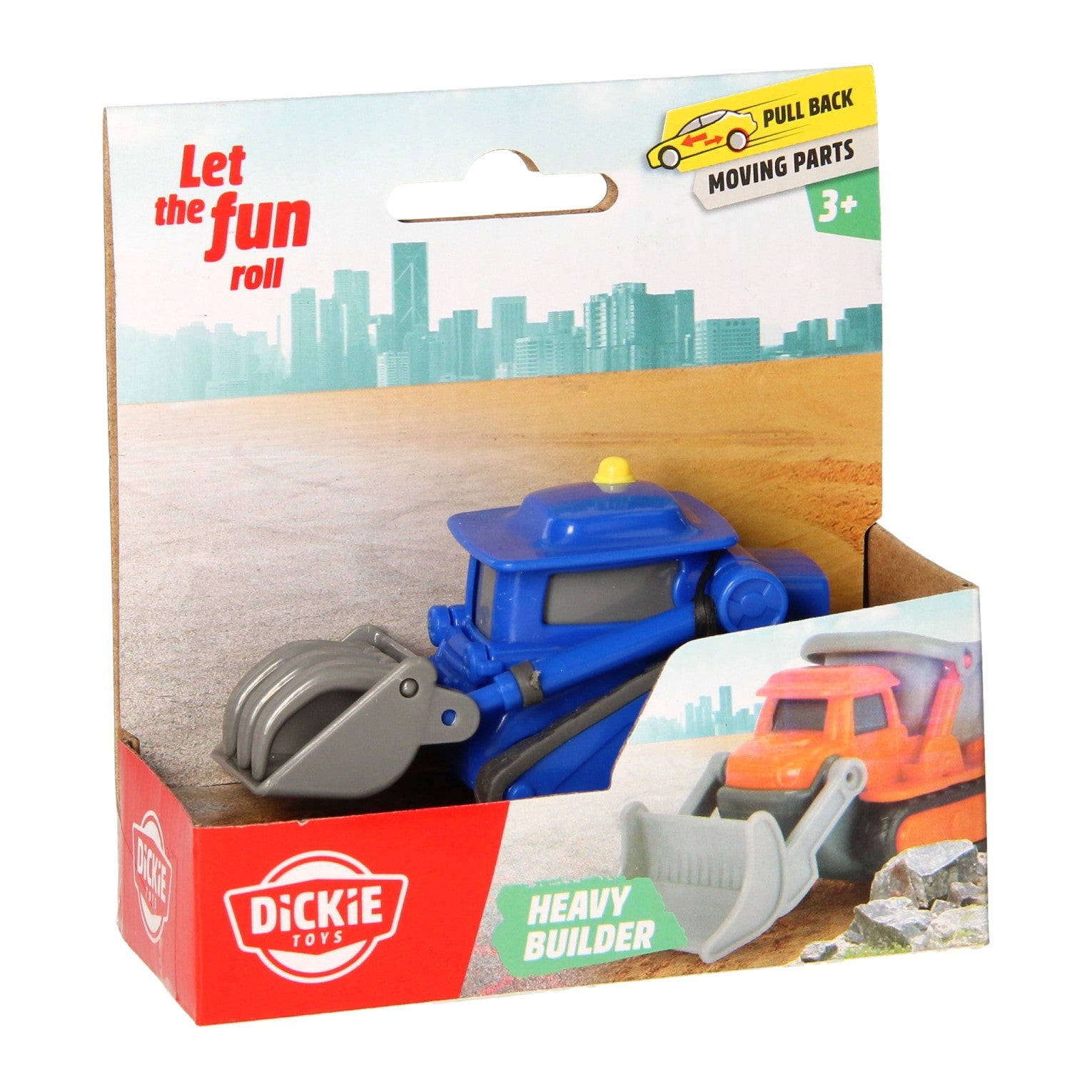 Dickie heavy tube work vehicle blue