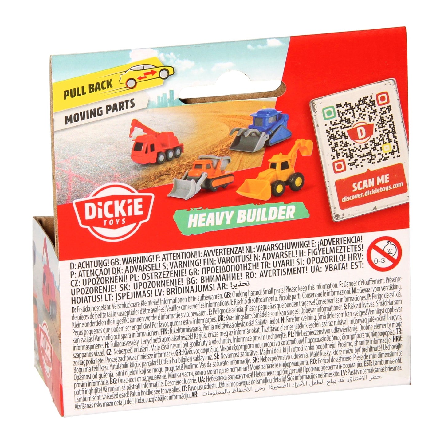 Dickie heavy tube work vehicle blue