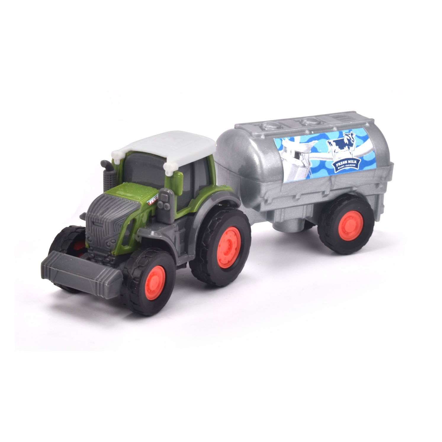 Dickie Fendt Micro Farmer Tracteur avec chariot à lait