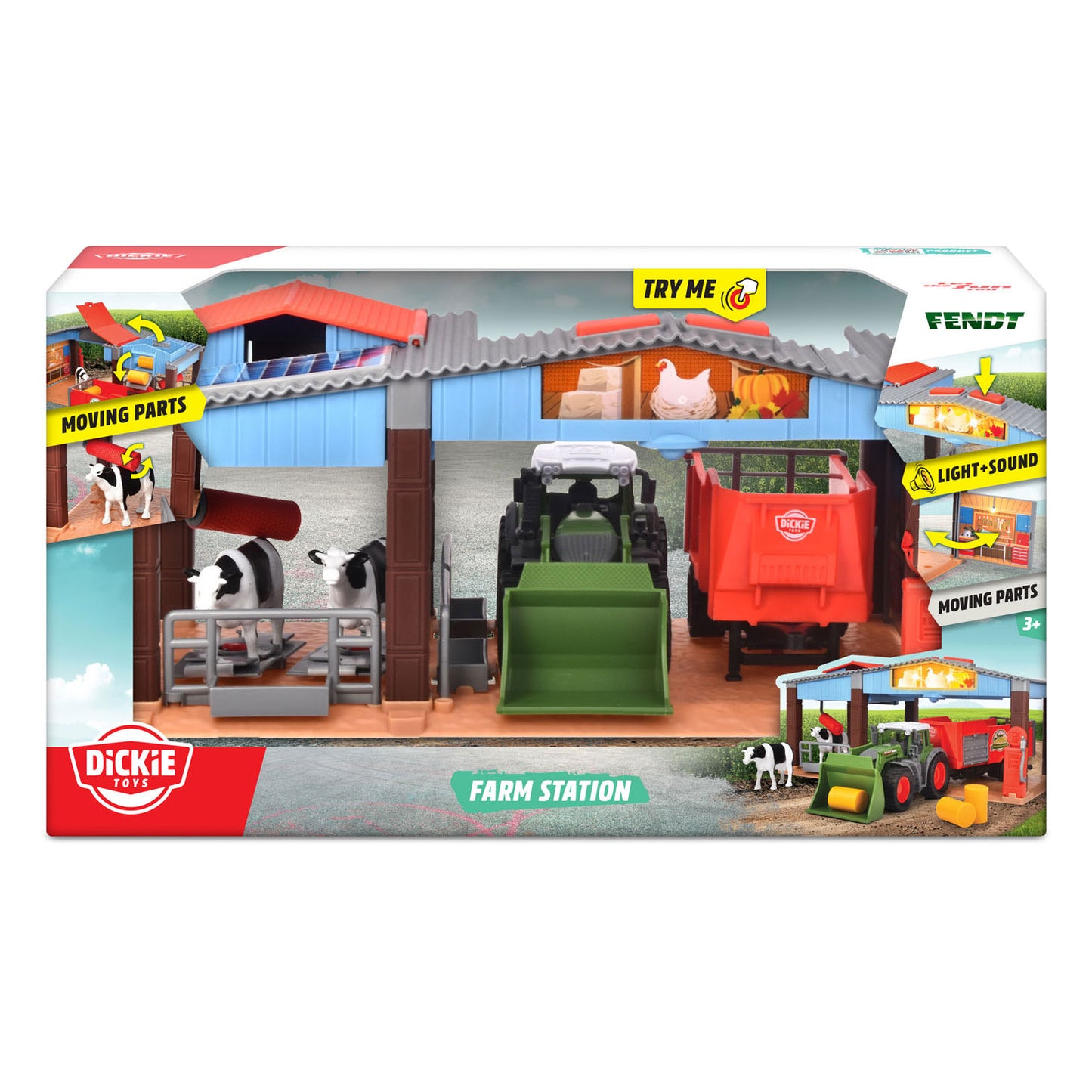 Dickie Boerderij et Fendt Tractor Play Set