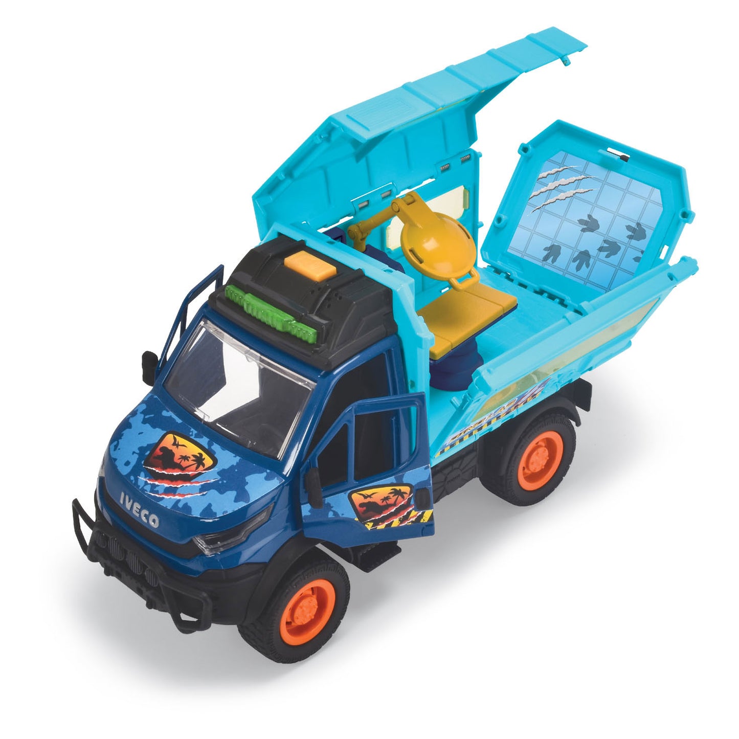 Dickie Dino World Lab Lab Truck Play Set