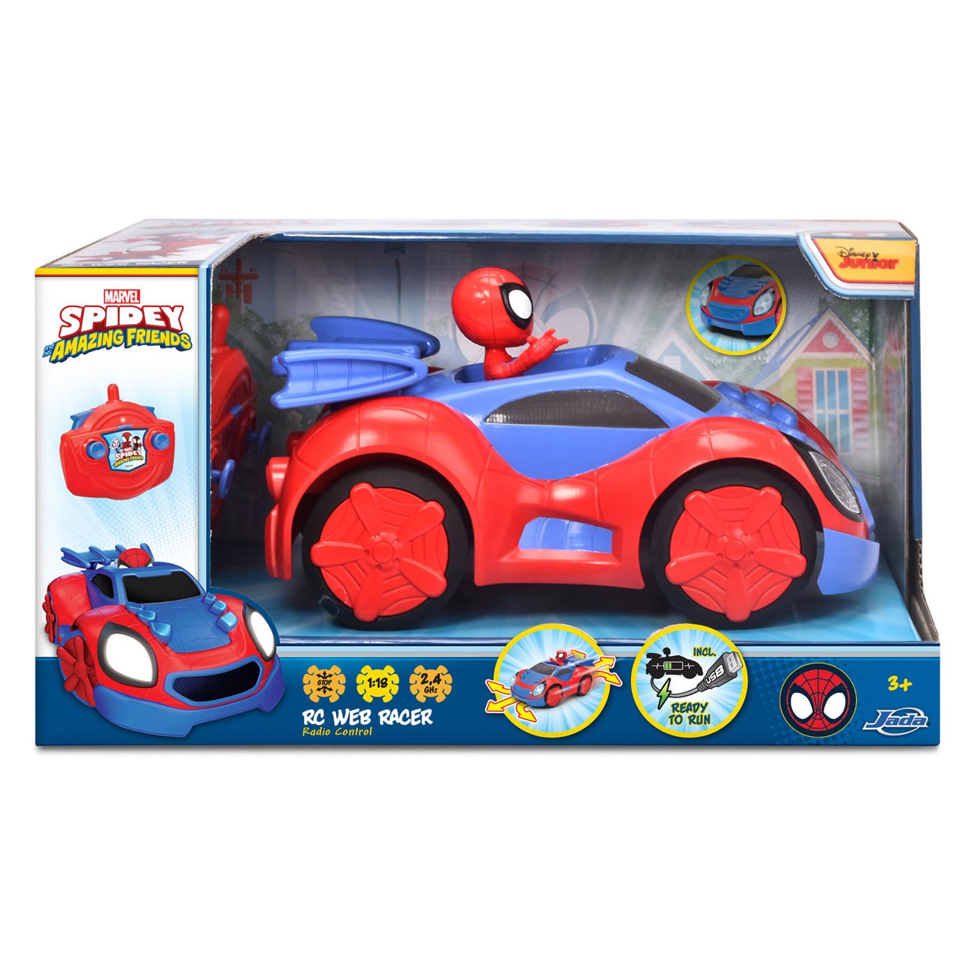 Jada RC Spidey Web Racer contrôlable