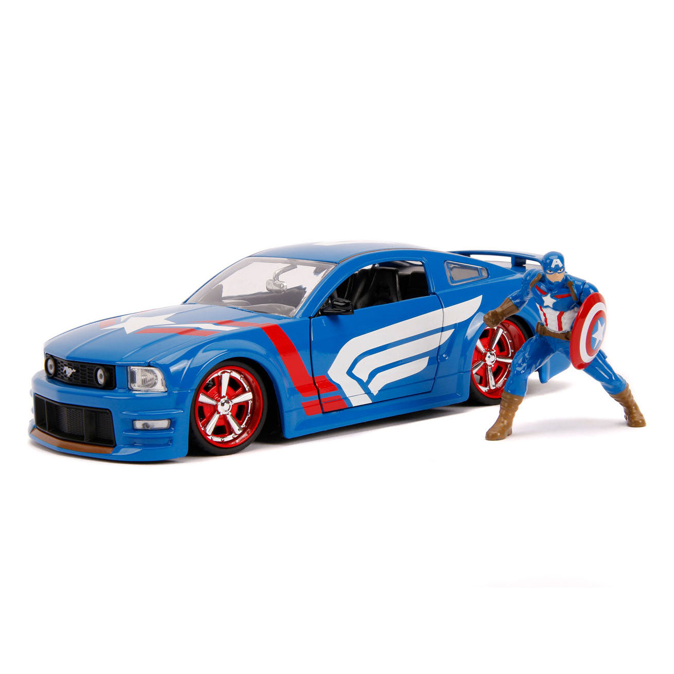 Jada Avengers Captain America avec Auto 1:24