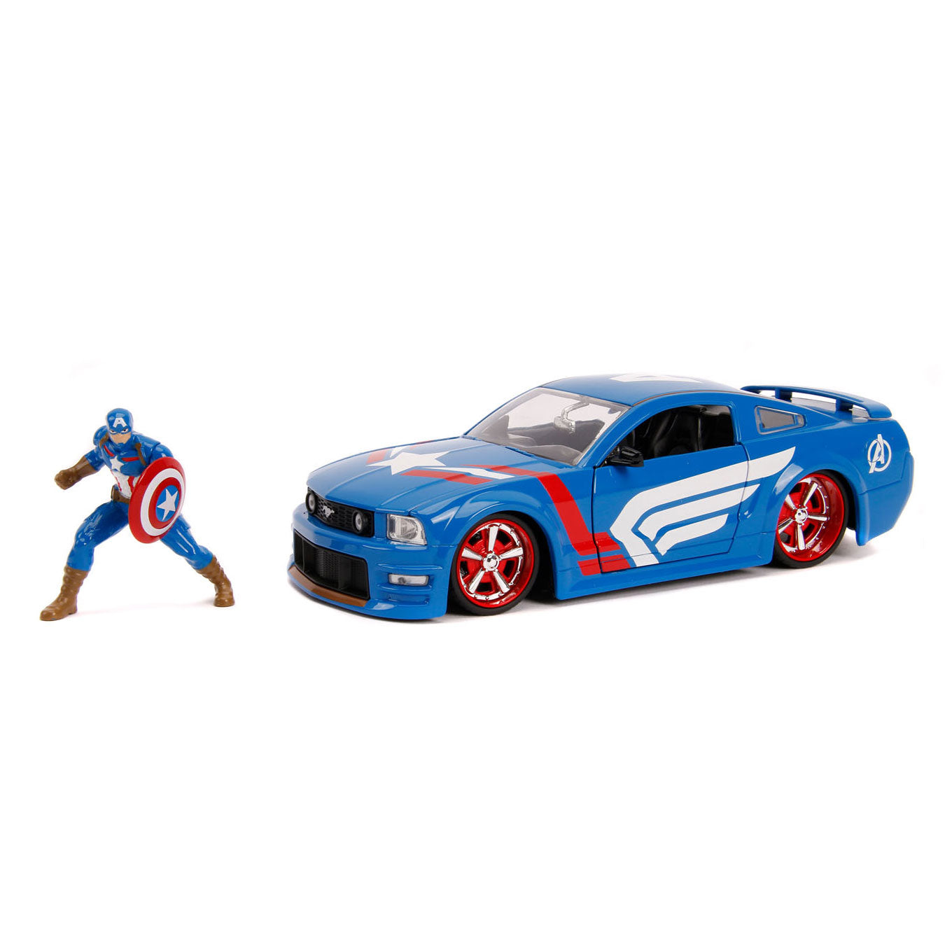 Jada Avengers Captain America avec Auto 1:24