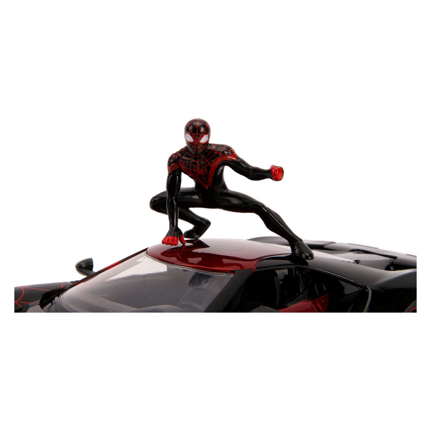 Jada Marvel Miles Morales Spiderman avec Ford GT Auto 1:24 2017