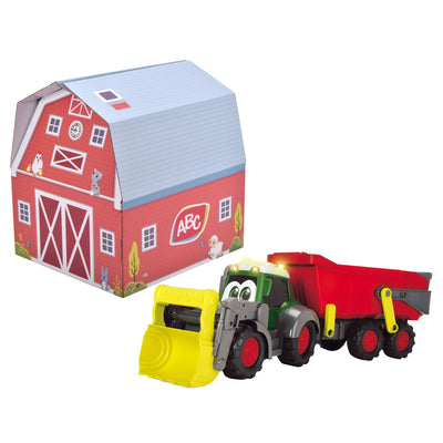 Tracteur ABC Fendti avec remorque et ferme