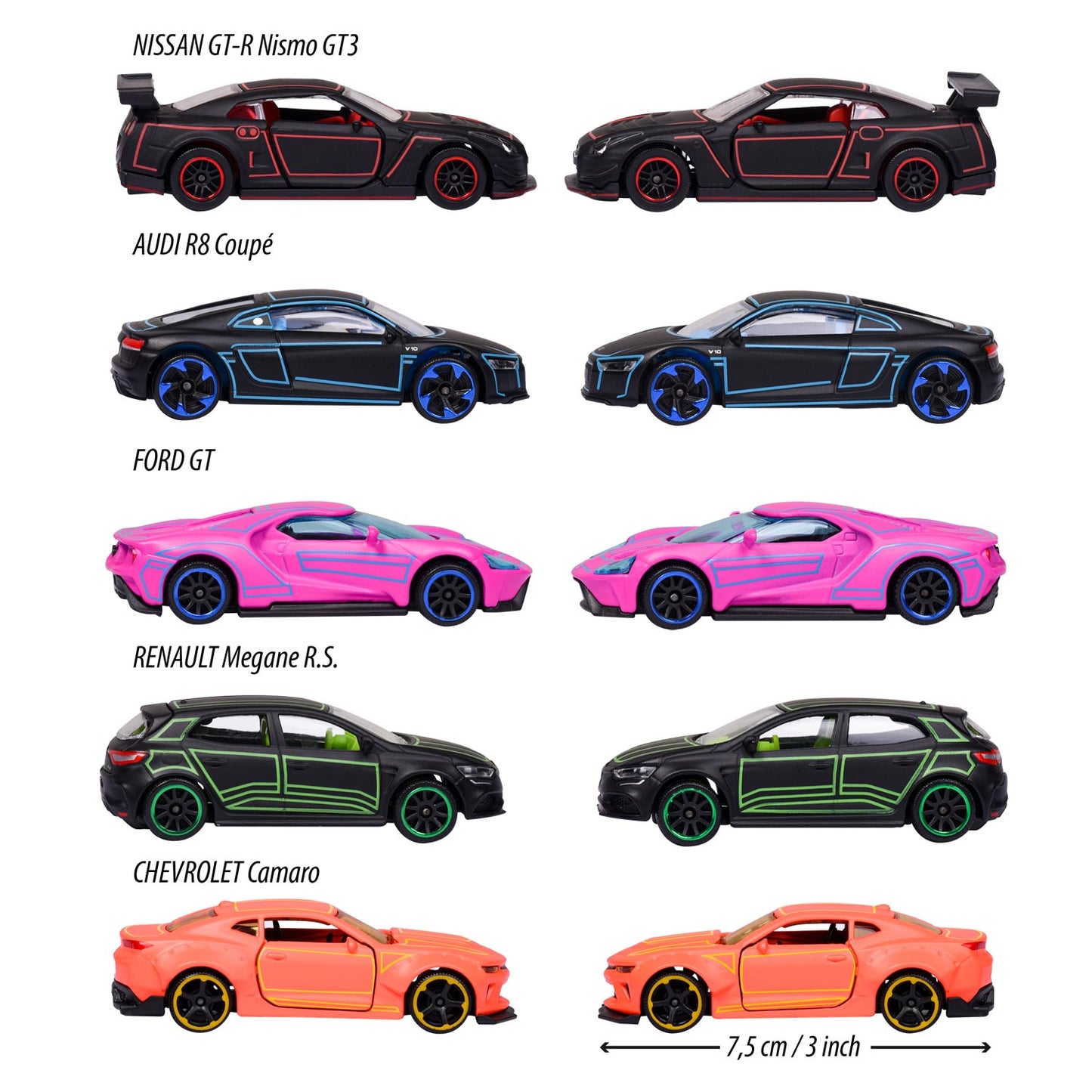 Mornicette Light Racers Cars Giftpack, 5e.