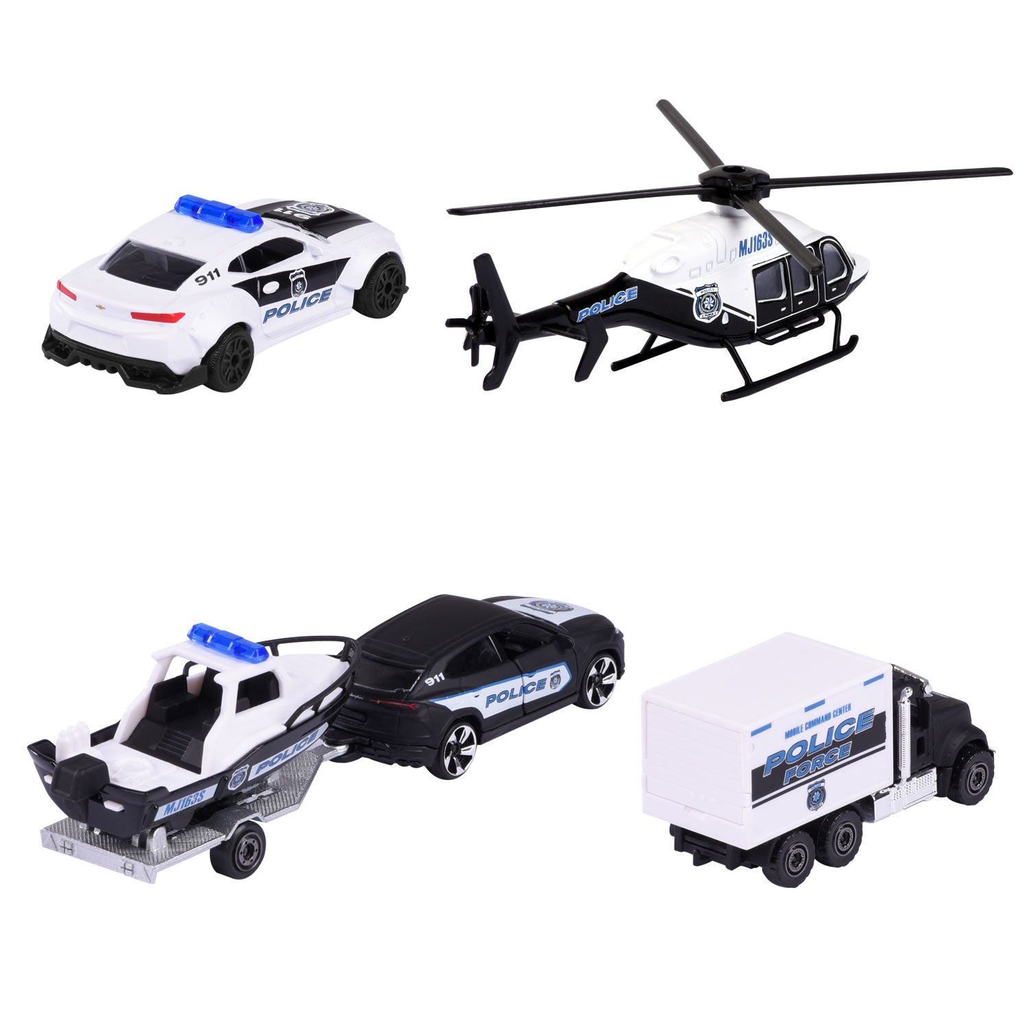 Mornicette Police Force Cars Giftpack, 4st.