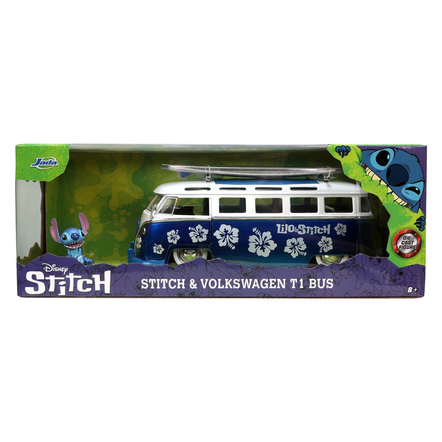 Jada Die Cast Lilo et Stitch Volkswagen T1 Bus 1:24