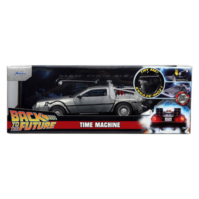 Jada Die Cast Time Machine Retour vers le futur 1 Auto 1:24