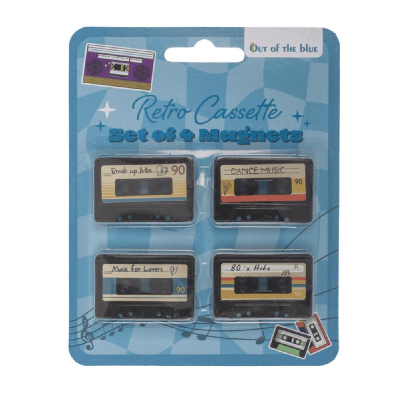 Cassette d'aimants pour réfrigérateur Ootb, lot de 4 pièces.