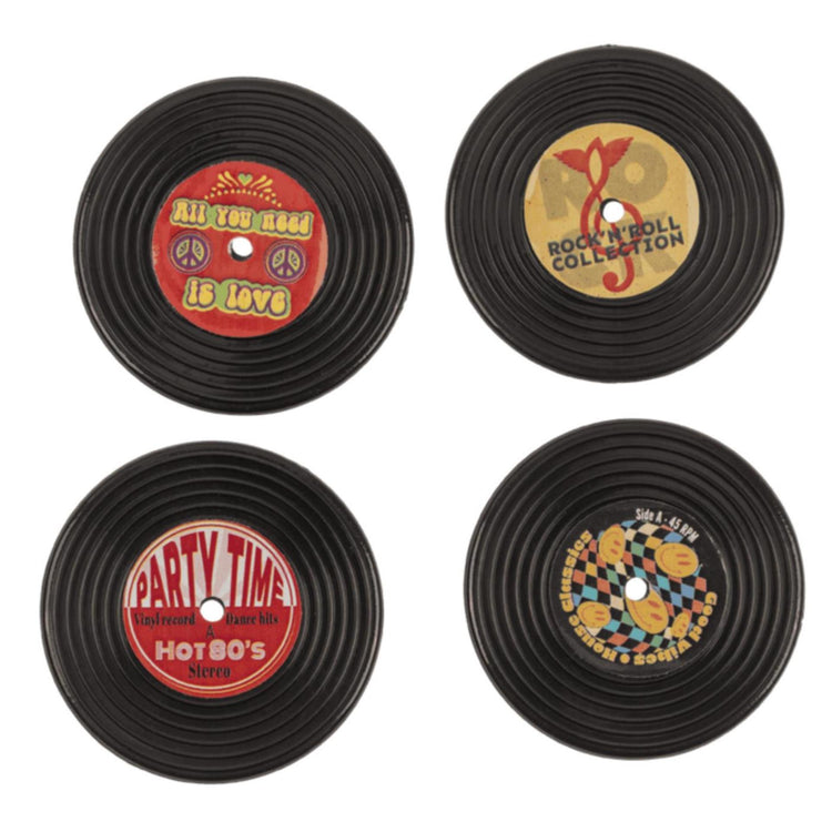 Aimants pour réfrigérateur Ootb LP 4,2x4,2cm lot de 4