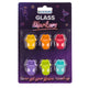 Ootb marqueurs de verre silicone 6 pièces sur carte