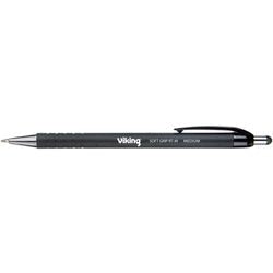 Stylo à bille foray soft grip rt-m noir