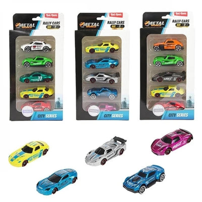Toi-toys toitoys voitures de rallye lot de 5 métal