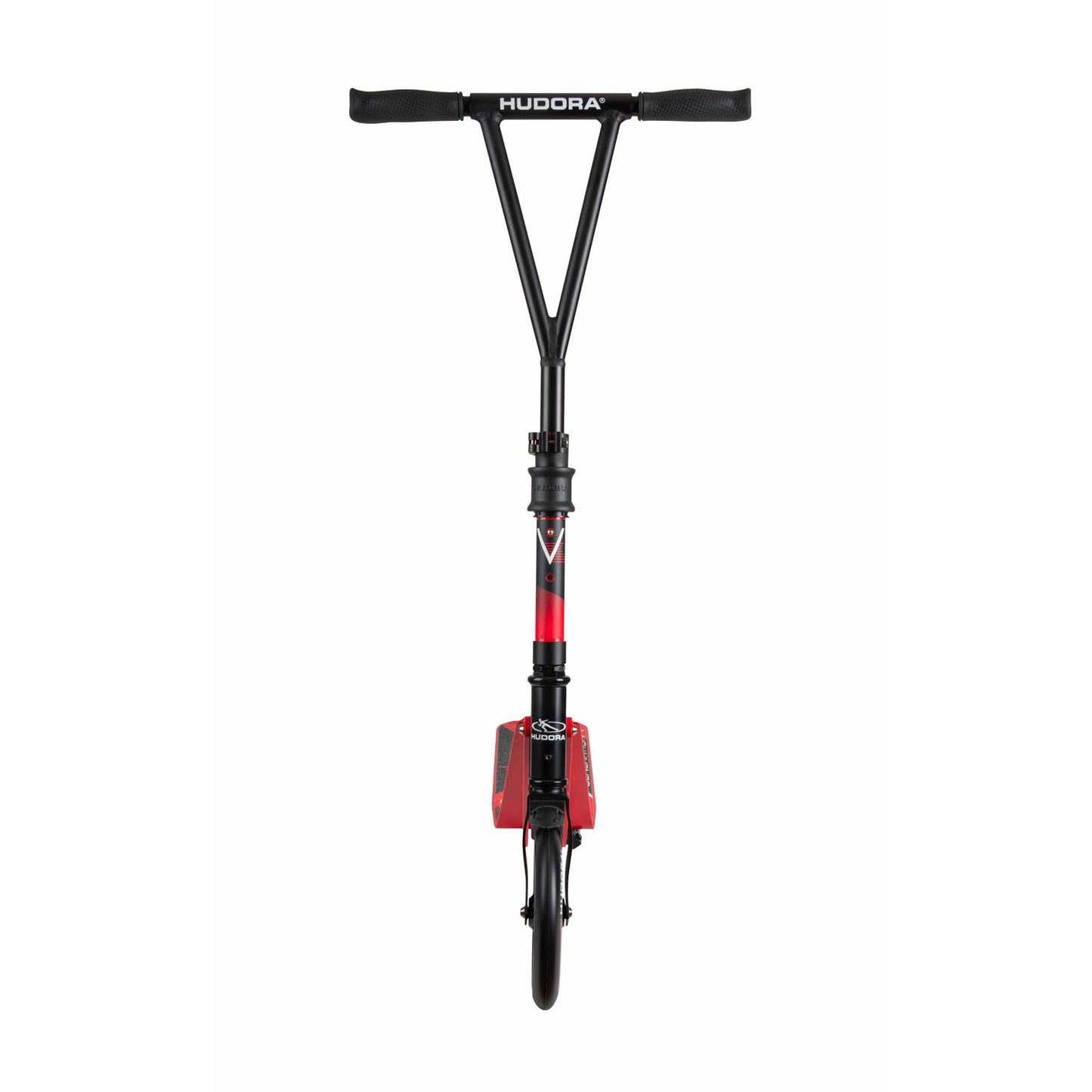 Hudora Bigwheel 205 avec volant en forme de V rouge