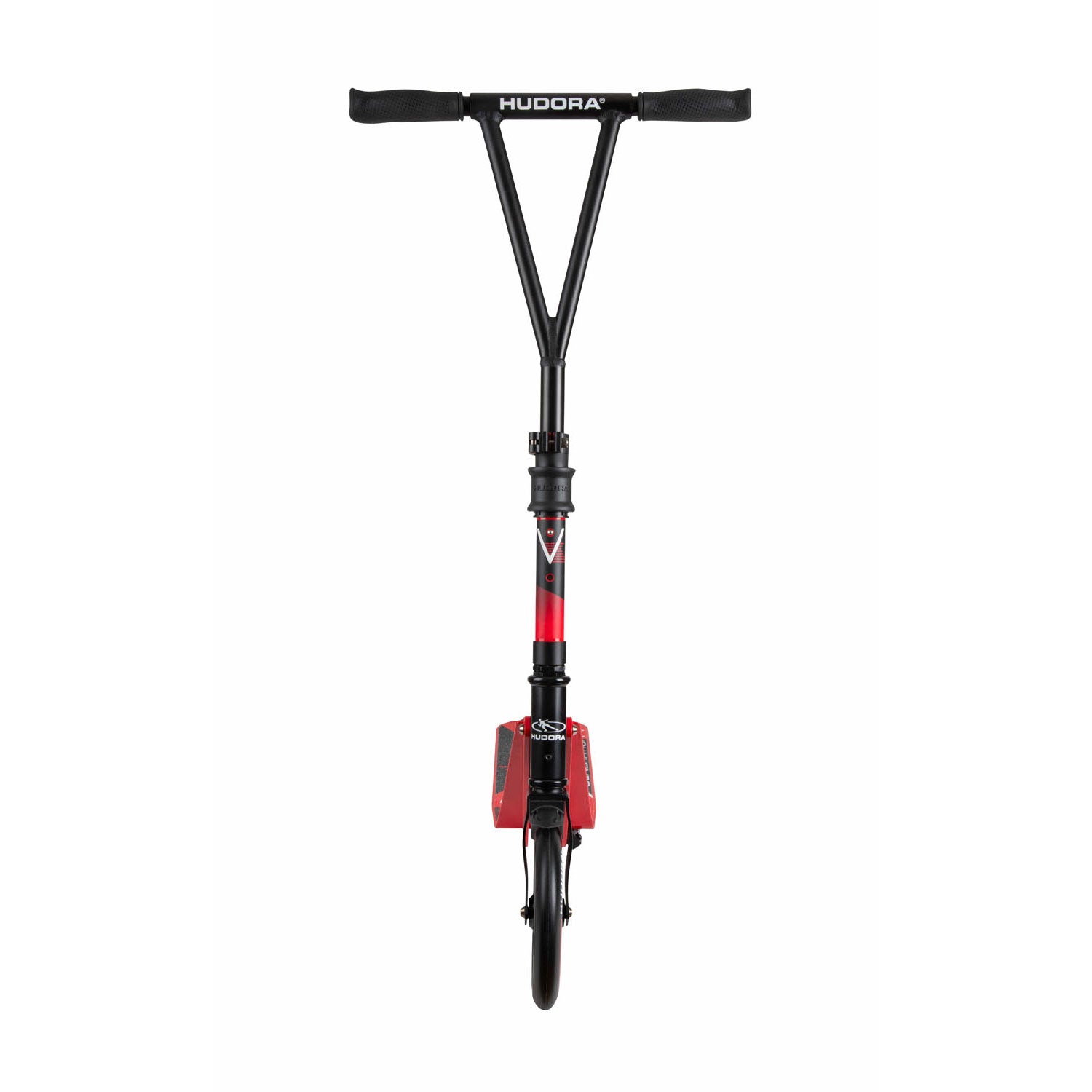 Hudora Bigwheel 205 avec volant en forme de V rouge