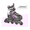 Hudora Skeelers Mia Black Purple, taille 37-40