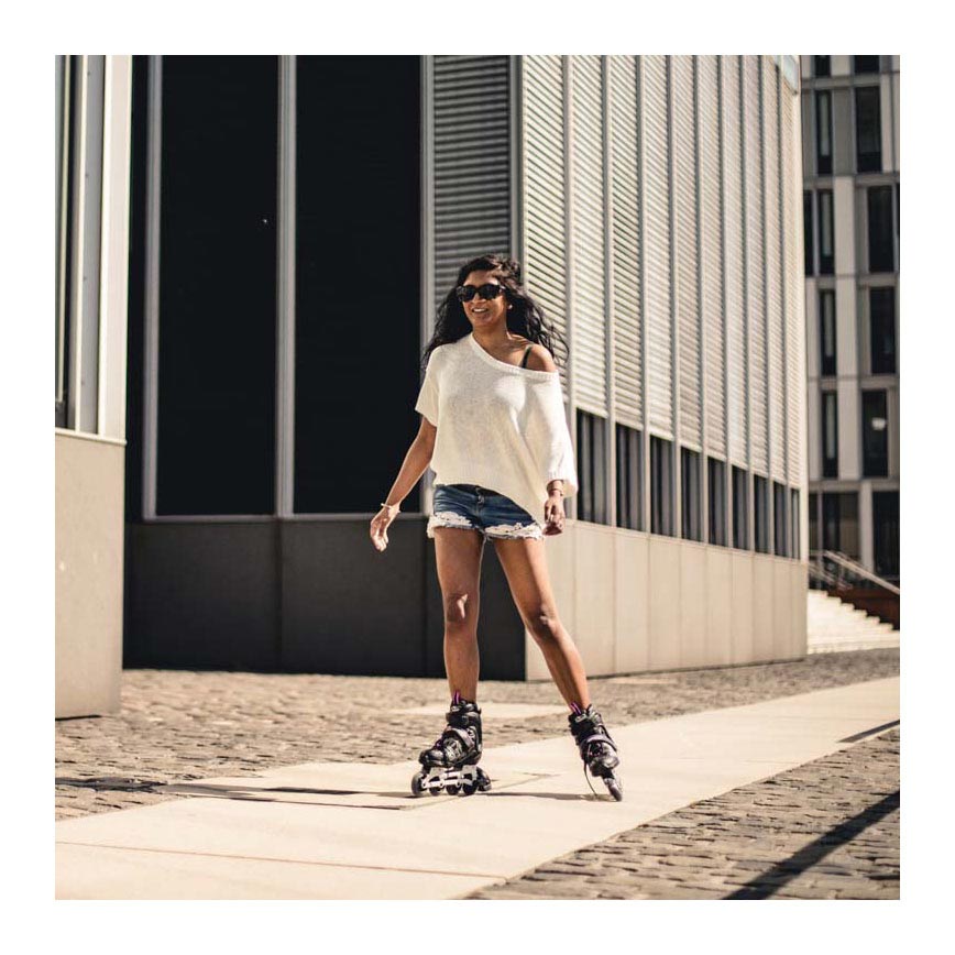 Hudora Skeelers Leon Blauw Black, taille 37-40