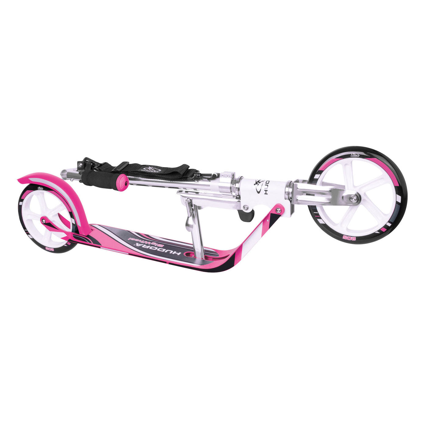 Hudora Scooter Big Wheel Step RX205 - Rose blanc