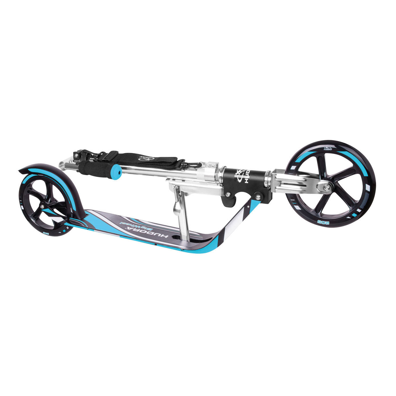 Hudora Scooter Big Wheel Step Rx205 - Black Blue