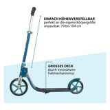 Hudora Hudora Wheel Step 215 Scooter Step Azure Bleu - afbeelding 3