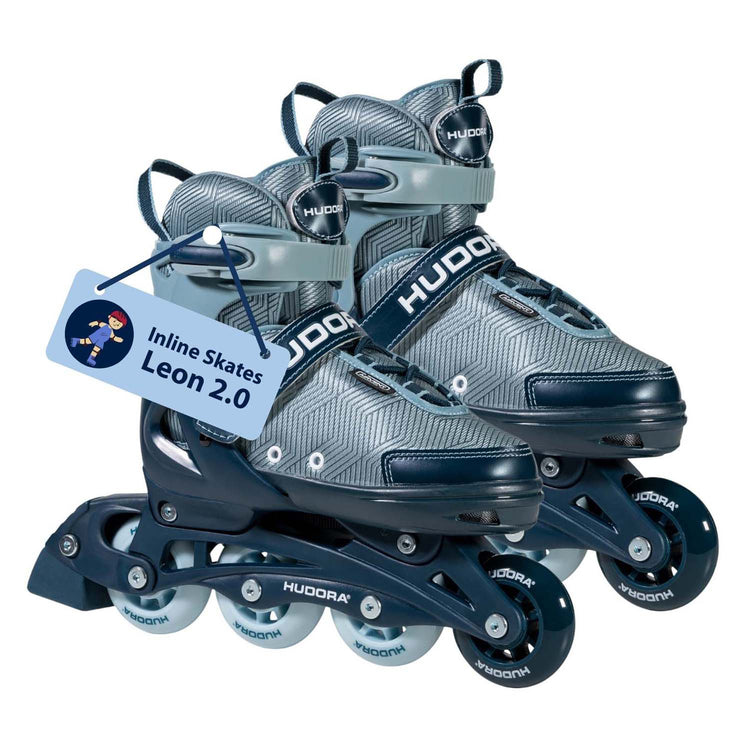 Hudora Inline Skeelers Leon 2.0 Ocean, taille 37-41