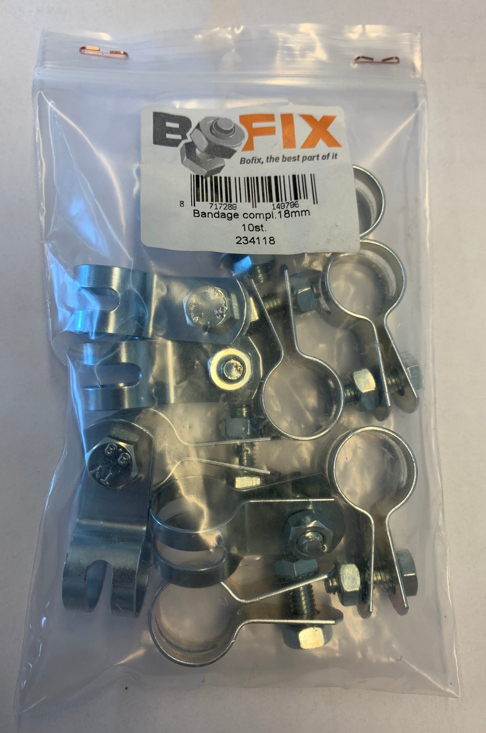 Bandage Bracket 18 mm. par 10