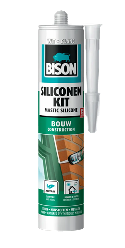 Bison mastic silicone construction blanc 310ml