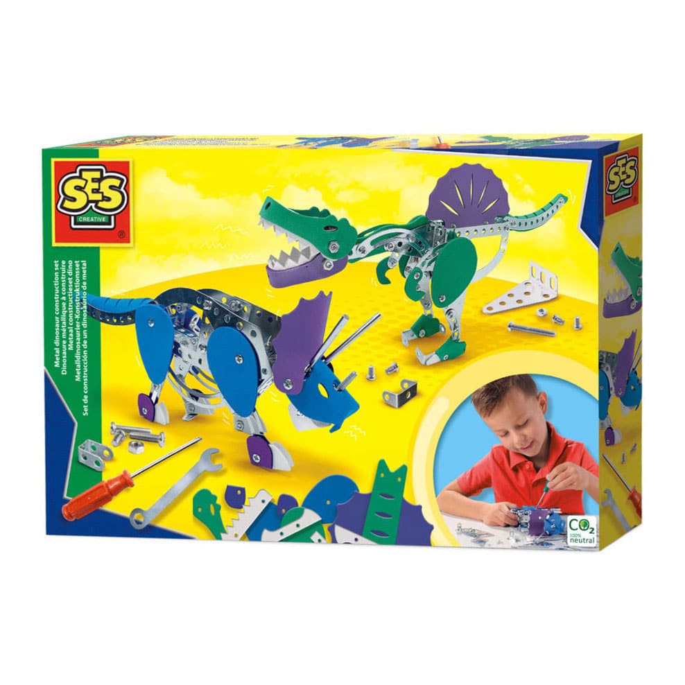 Ses Metal Construction Set Triceratops and Spinosaurus