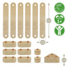 Ensemble d'équilibre en bois RC, 15dlg.