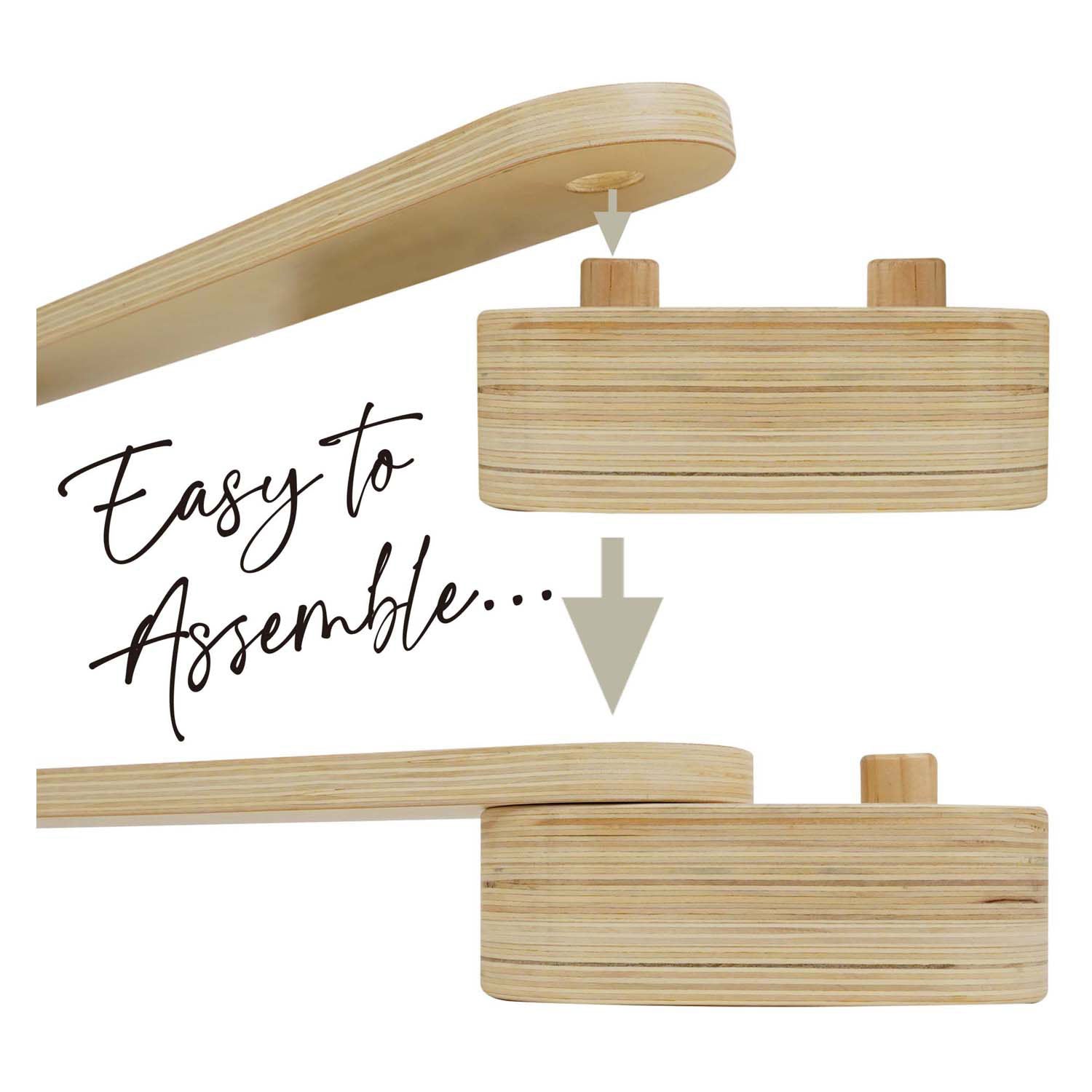 Ensemble d'équilibre en bois RC, 15dlg.