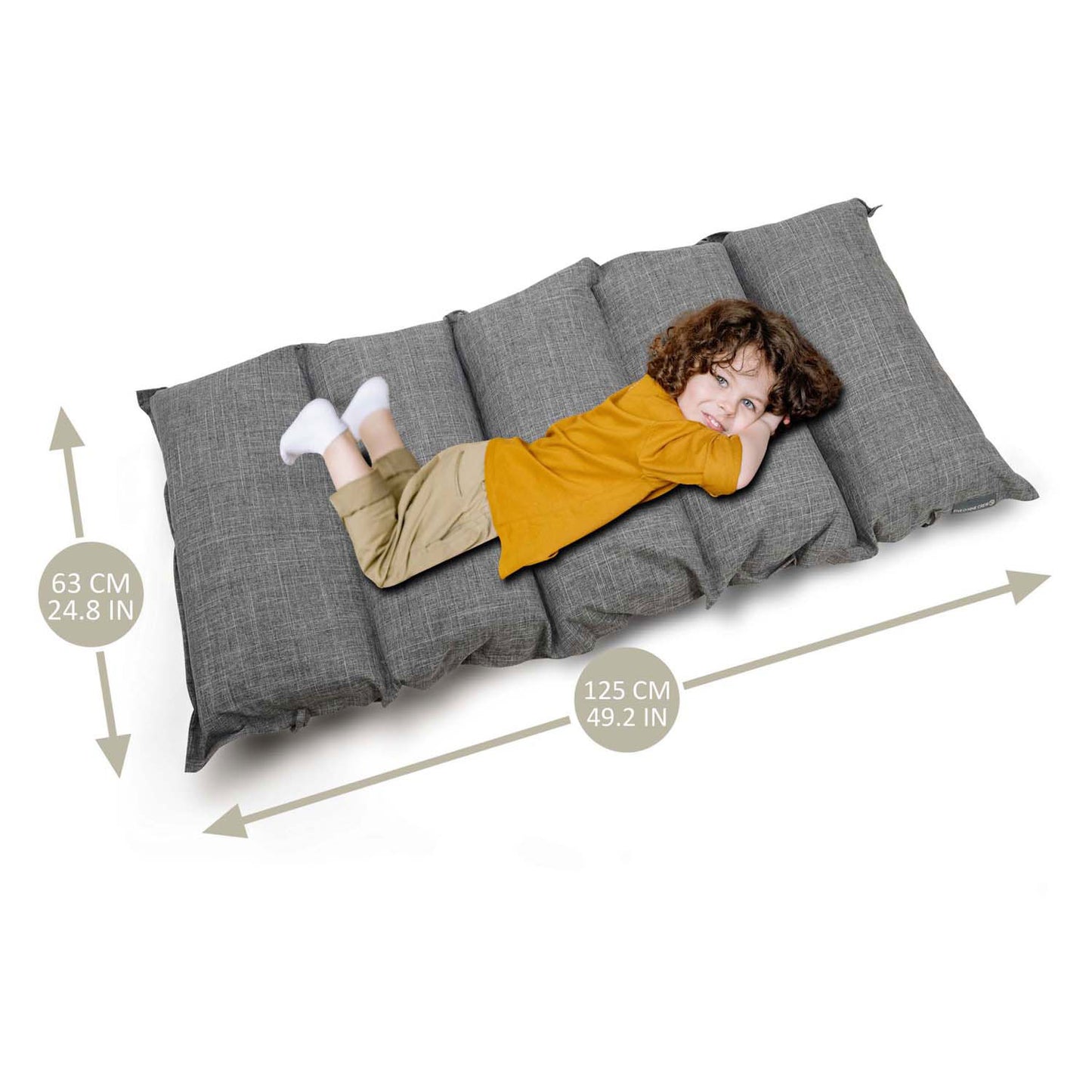 Coussin pour arche d'escalade jungle - gris
