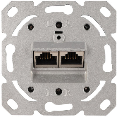 Cond tel intégré Q-link qui utilise des éléments en aluminium cat6a 2x8