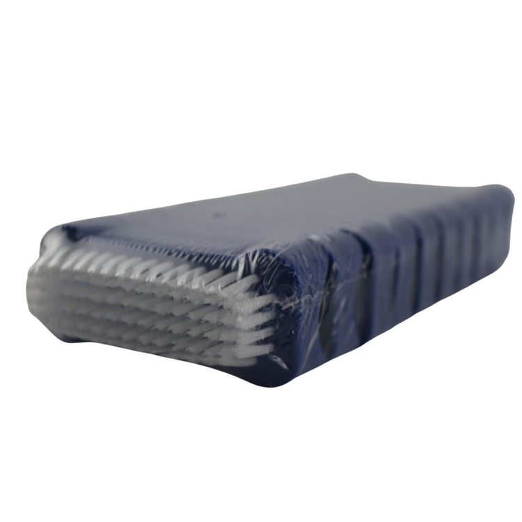 Brosse à ongles en plastique bleu paquet de 10