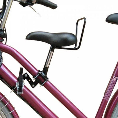 Siège enfant selle sur tube vélo femme