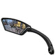 Miroir gauche guidon multi-angle E-bike noir