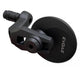 Evoas miroir luxe noir rond plug-in réglable
