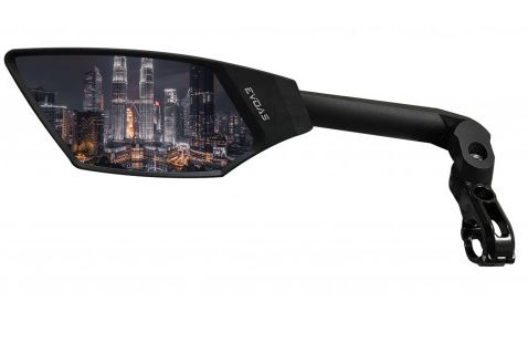Evoas miroir e-bike luxe noir réglable gauche + droite