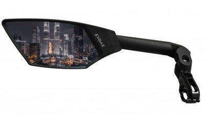 Evoas miroir e-bike luxe noir réglable gauche + droite
